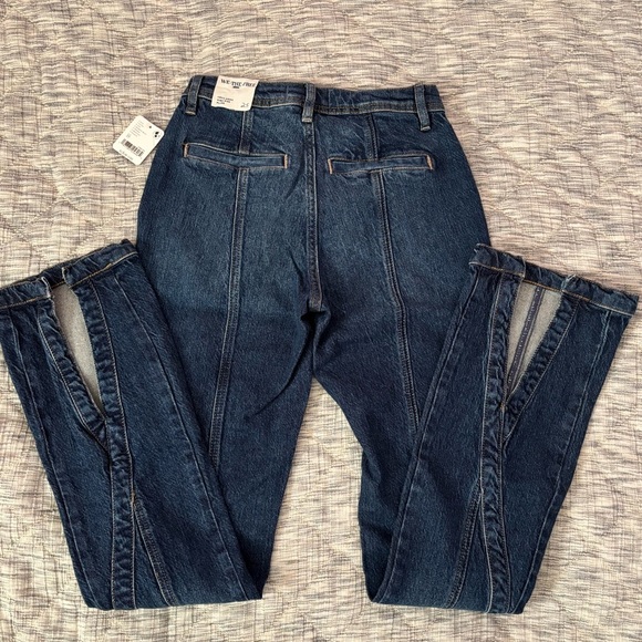Free People High Rise Flare Jeans Sz 25 NWT | We The Free Curvy High Rise Jeans- - Picture 5 of 13